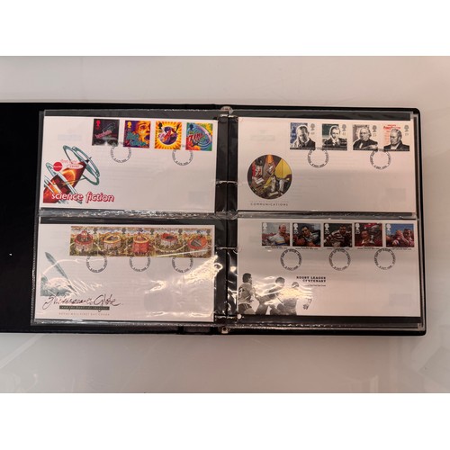 175 - Stamps, five albums of UK first day covers.

This lot is available for in-house shipping