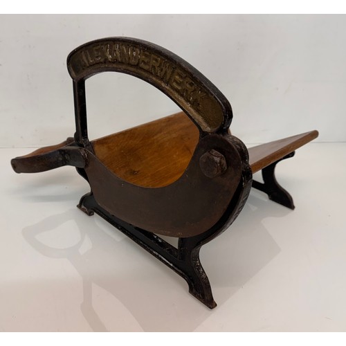 176 - Kitchenalia, early C19th century bread cutter.

This lot is available for in-house shipping