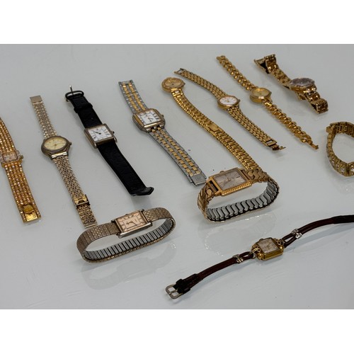 182 - A collection of wristwatches.

This lot is available for in-house shipping