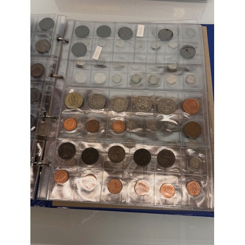 184 - Coins, a collection in two albums of British coins.

This lot is available for in-house shipping