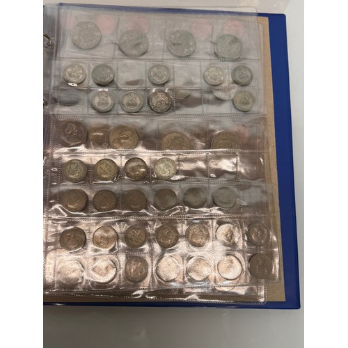 184 - Coins, a collection in two albums of British coins.

This lot is available for in-house shipping