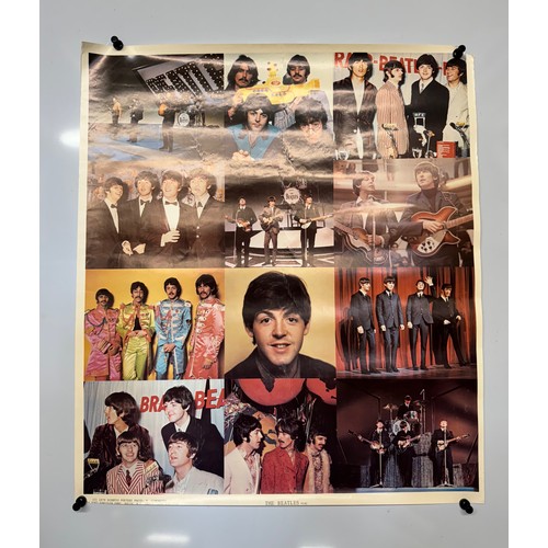 13 - Pop music, Beatles poster produced in NY 1979, 70 cm x 62 cm.

This lot is available for in-house sh... 