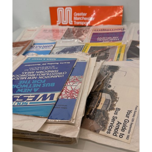 56 - A collection of a variety of regional bus timetables etc.

This lot is available for in-house shippi... 