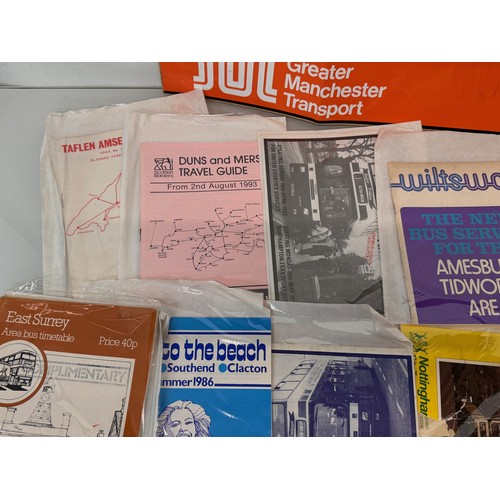 56 - A collection of a variety of regional bus timetables etc.

This lot is available for in-house shippi... 