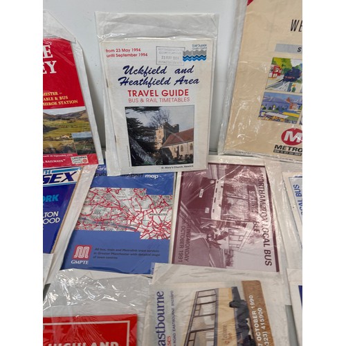 56 - A collection of a variety of regional bus timetables etc.

This lot is available for in-house shippi... 