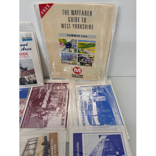 56 - A collection of a variety of regional bus timetables etc.

This lot is available for in-house shippi... 