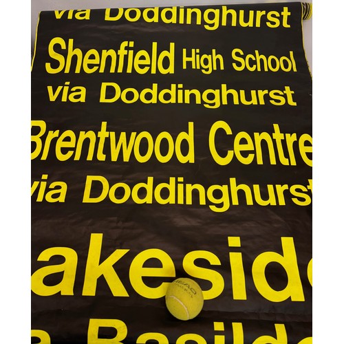 58 - Bus blind for Brentford Essex area.

This lot is available for in-house shipping