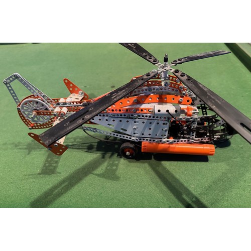 66 - Meccano model of a rescue helicopter, 43 cm long.

This lot is available for in-house shipping