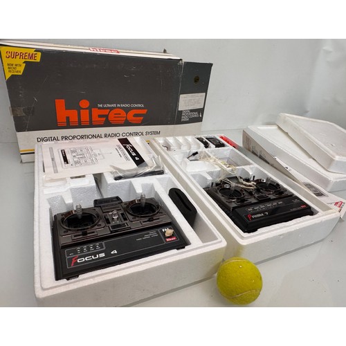 70 - Radio control System for Aircraft model kits, two Hitec controllers.

This lot is available for in-h... 