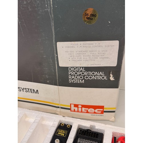 70 - Radio control System for Aircraft model kits, two Hitec controllers.

This lot is available for in-h... 