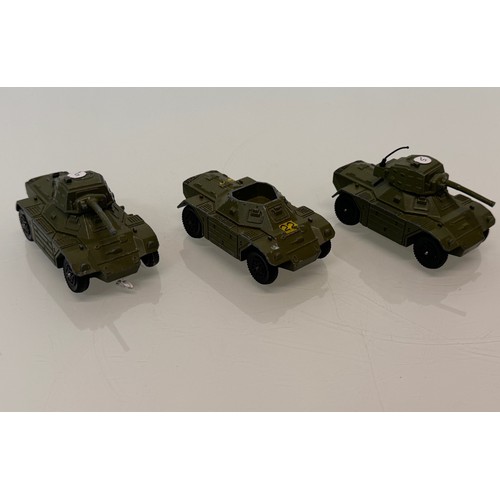 75 - Diecast toys dinky models of military vehicles.

This lot is available for in-house shipping