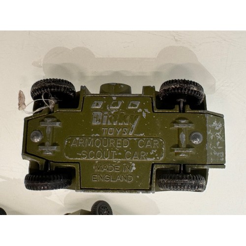 75 - Diecast toys dinky models of military vehicles.

This lot is available for in-house shipping