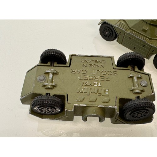 75 - Diecast toys dinky models of military vehicles.

This lot is available for in-house shipping