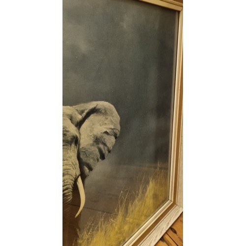 80 - David Shepard, framed print of an African Elephant. 85 cm x 60 cm.

This lot is available for in-hou... 