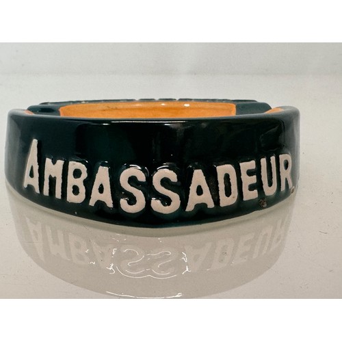 22 - An Art Deco era Ambassadeur advertising ashtray mad by Longchamp.

This lot is available for in-hous... 