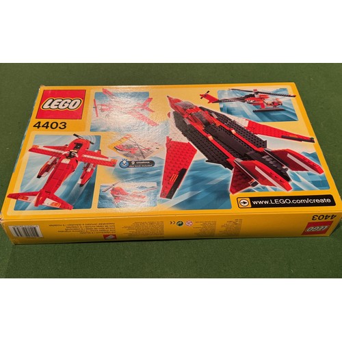 191 - Vintage Lego Toys and Models, Designer set 4403 Helicopter, boxed, 48 cm x 28 cm x 7 cm.

This lot i... 