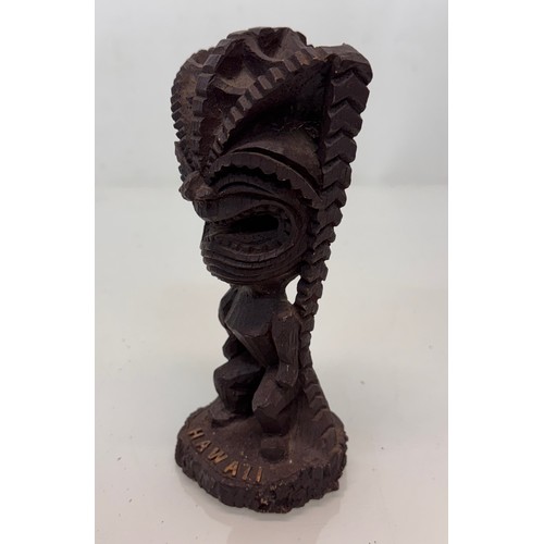 603 - Carved wooden Tiki figure from Hawaii. 16 cm tall.

This lot is avsaiable for in-house shipping