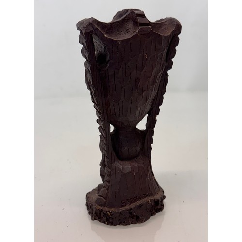 603 - Carved wooden Tiki figure from Hawaii. 16 cm tall.

This lot is avsaiable for in-house shipping