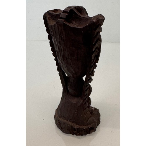 603 - Carved wooden Tiki figure from Hawaii. 16 cm tall.

This lot is avsaiable for in-house shipping