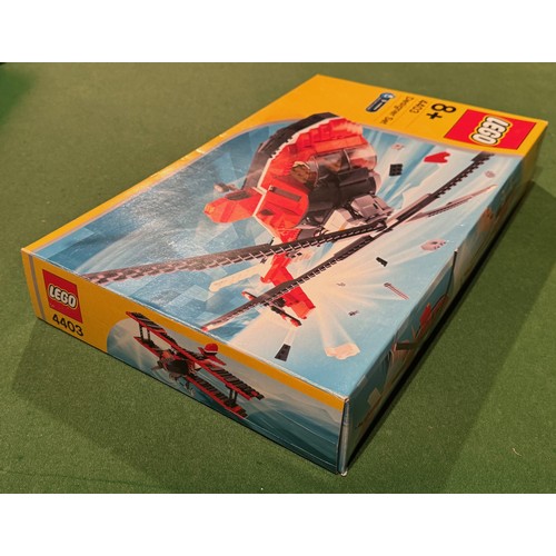 330 - Vintage Lego Toys and Models, Designer set 4403 Helicopter, boxed, 48 cm x 28 cm x 7 cm.

This lot i... 