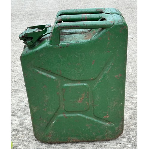 91 - Militaria, British Army Jerry can dated 1944.

This lot is available for in-house shipping