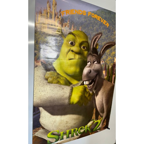 394 - Shrek 2 movie poster, 90 cm x 64 cm.

This lot is available for in-house shipping