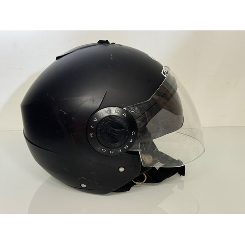 398 - Motorcycle helmet by Caberg with two full down visors.

This lot is available for in-house shipping