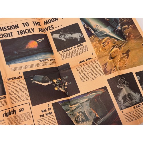 1 - Collection of ephemera, press specials etc related to the Apollo 11 mission to the moon in 1969.

Th... 