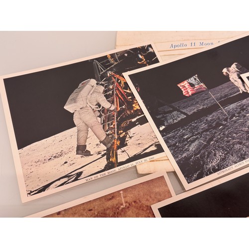 5 - Ephemera, Apollo 11 photo pack and a book on the mission.

This lot is available for in-house shippi... 