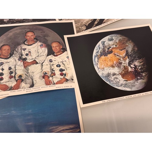 5 - Ephemera, Apollo 11 photo pack and a book on the mission.

This lot is available for in-house shippi... 