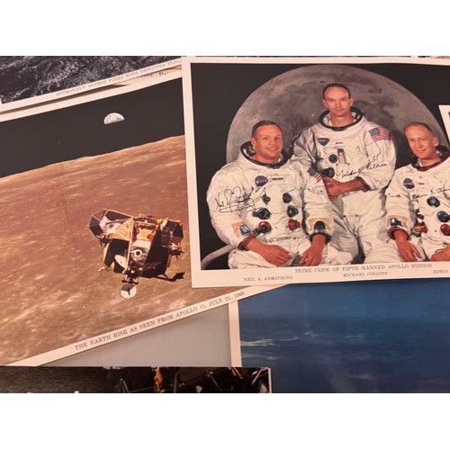 5 - Ephemera, Apollo 11 photo pack and a book on the mission.

This lot is available for in-house shippi... 