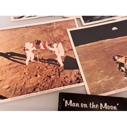 5 - Ephemera, Apollo 11 photo pack and a book on the mission.

This lot is available for in-house shippi... 