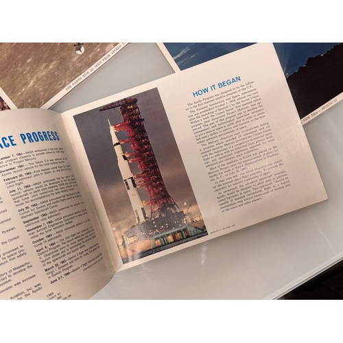 5 - Ephemera, Apollo 11 photo pack and a book on the mission.

This lot is available for in-house shippi... 