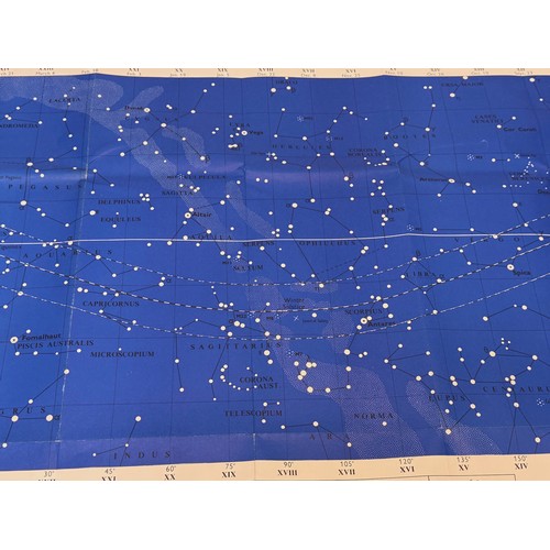 7 - Ephemera, educational poster, a vintage Phillips chart of the Stars, 116 cm x 93 cm.

This lot is av... 