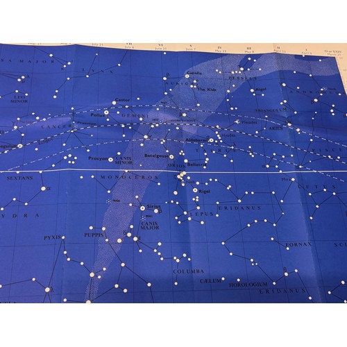 7 - Ephemera, educational poster, a vintage Phillips chart of the Stars, 116 cm x 93 cm.

This lot is av... 