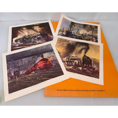 14 - Railway ephemera, a folder of steam railway themed prints, 47 cm x 37 cm.

This lot is available for... 