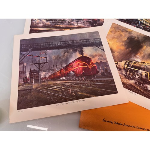 14 - Railway ephemera, a folder of steam railway themed prints, 47 cm x 37 cm.

This lot is available for... 