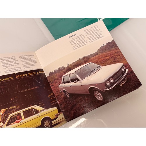 20 - Automobilia, a collection of Fiat motor company sales brochures.

This lot is available for in-house... 