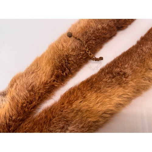 45 - Vintage fashion, a Fox fur stole.

This lot is available for in-house shipping