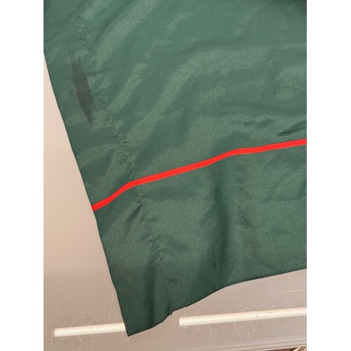 55 - Automobilia, motor racing flag for Jaguar racing cars, 130 cm x 95 cm.

This lot is available for in... 