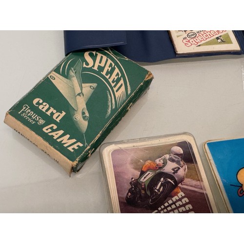 56 - Automobilia, playing cards and ESSO Squelchers promotional reward gifts for football.

This lot is a... 