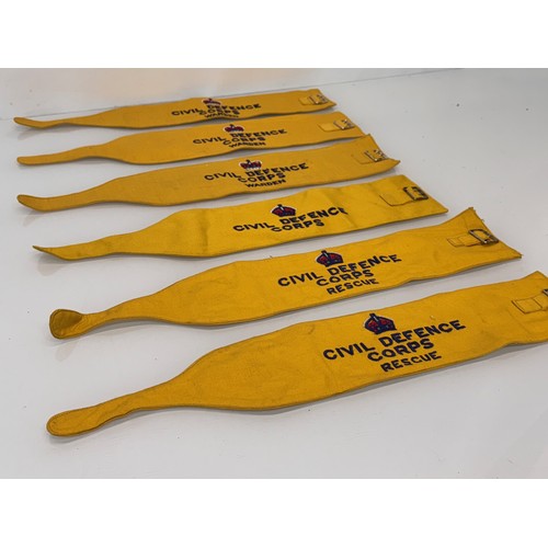 59 - A Variety of Civil Defence Corps arm bands.

This lot is available for in-house shipping