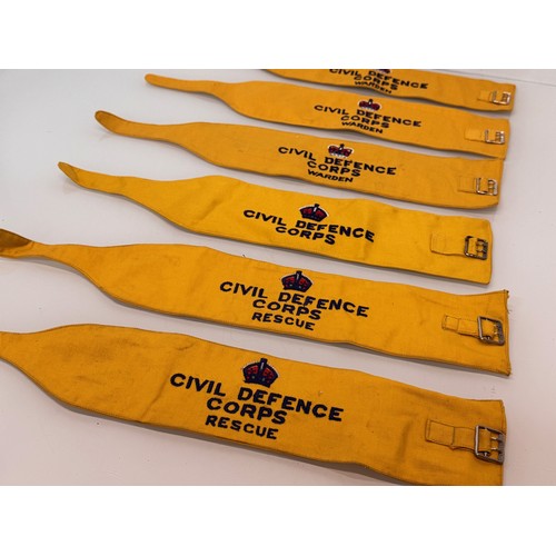 59 - A Variety of Civil Defence Corps arm bands.

This lot is available for in-house shipping