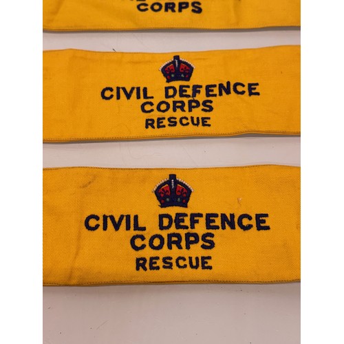 59 - A Variety of Civil Defence Corps arm bands.

This lot is available for in-house shipping