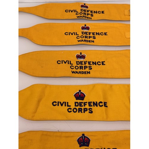 59 - A Variety of Civil Defence Corps arm bands.

This lot is available for in-house shipping