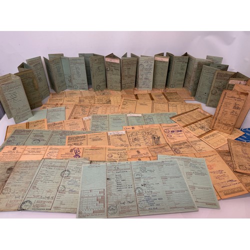 61 - Automobilia, a good quantity of vintage vehicle registration documents.

This lot is available for i... 