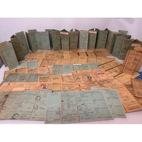 61 - Automobilia, a good quantity of vintage vehicle registration documents.

This lot is available for i... 