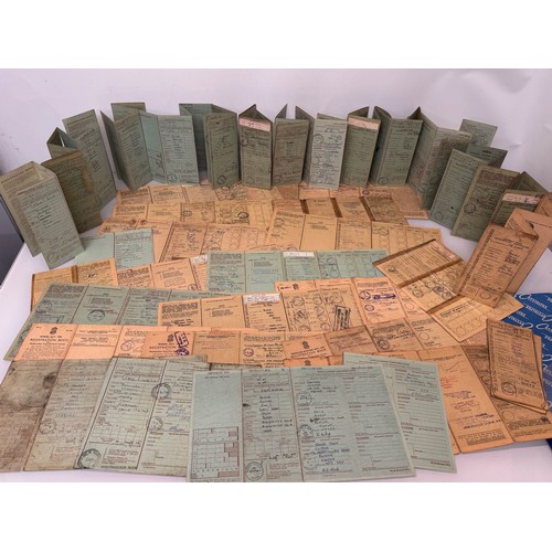 61 - Automobilia, a good quantity of vintage vehicle registration documents.

This lot is available for i... 