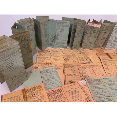 61 - Automobilia, a good quantity of vintage vehicle registration documents.

This lot is available for i... 