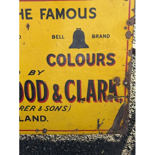 70 - A rare Enamelled advertising sign for London based paint makers Wilkinson Heywood and Clarke the com... 